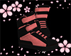 Shoes Black And Pink F