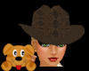 !A! Cowgirl Hat Brown