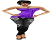 Purple Satin Fit {M}