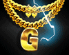 #GOLD NECKLACE 2 CHAINS