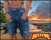 M/ Blue Jean Shorts