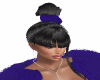 Hair black&navy