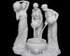 3 Sister's Bather Statue