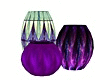 Purple trio vase