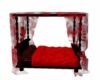 romantic red bed