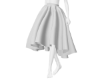 $ White  Skirt