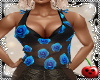 CH Blue Roses Top