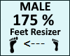 Feet Scaler 175% Male