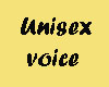 (mmv) Unisex voice