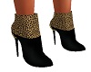 leopard and black boot