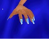 (N) nails blue
