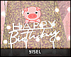Y. Pig Birthday Cake