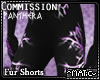Panthera - Fur shorts