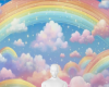 Rainbow backdrop bg