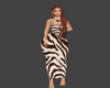 Brown Zebra Print