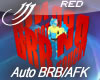 Auto BRB/AFK Sign ~ Red
