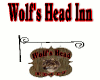 Hanging Wolf head Sign,D