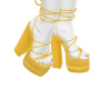 yellow heels