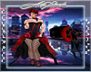 AS* Burlesque Red Choker