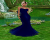 Blue Goddess Gown