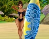 Surfer Beach Girl