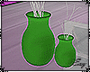 ∞| Green Vases
