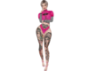 D! pink+tattoo outfit
