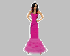 (A) pink ball gown