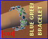 [cor] blue green bracel.