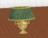 Gold-Green Rose Lamp
