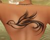 Bird back tattoo