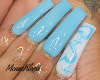 Blue Valentine Nails