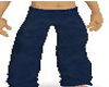 blue suede pants