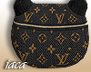 VL Black Fur Bag