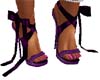 Purple Ribbon Heels