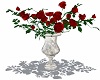 Red Roses with Vase