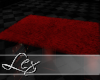 LEX fur rug red square