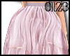 0123 Pink Chiffon Skirt