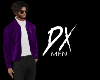 DXMen Leather Grape Wht