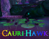 Lily Pads Purple Glitter