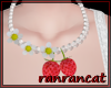 +strawberry necklace