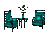 chairs teal
