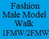 Fashion Male Model Walk