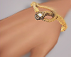 Gold Snake Bracelet L