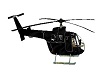 Satin Black Helicopter