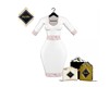 FAITH DRESS PNKWHT