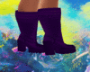 purple retro boots