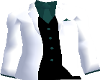 White and Teal Tux