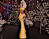 Elegant Gold Gown