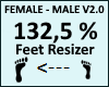 Feet Scaler 132,5% V2.0